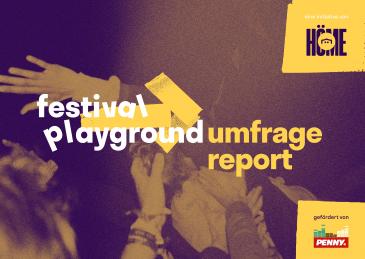 Cover Festival Playground Umfrage Datenreport