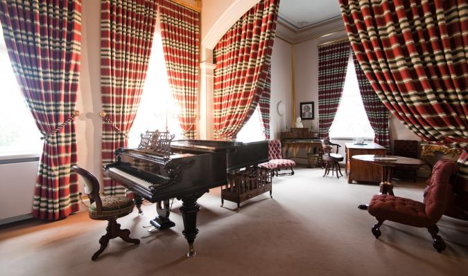 Bechstein grand piano at the Liszt-Haus Weimar