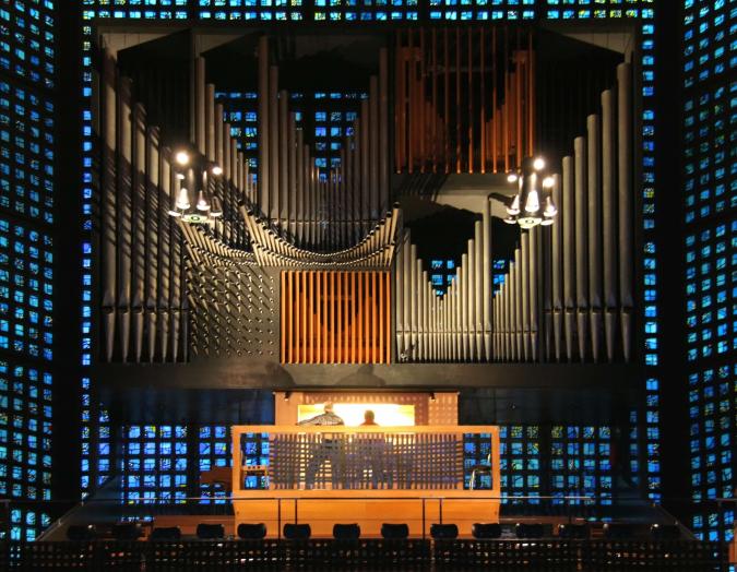 The Schuke organ in Kaiser Wilhelm Memorial Church, Berlin