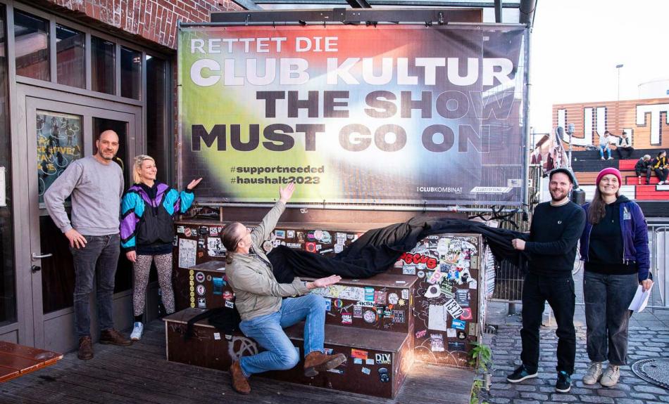 Kampagne "Rettet die Clubkultur" von Clubkombinat Hamburg