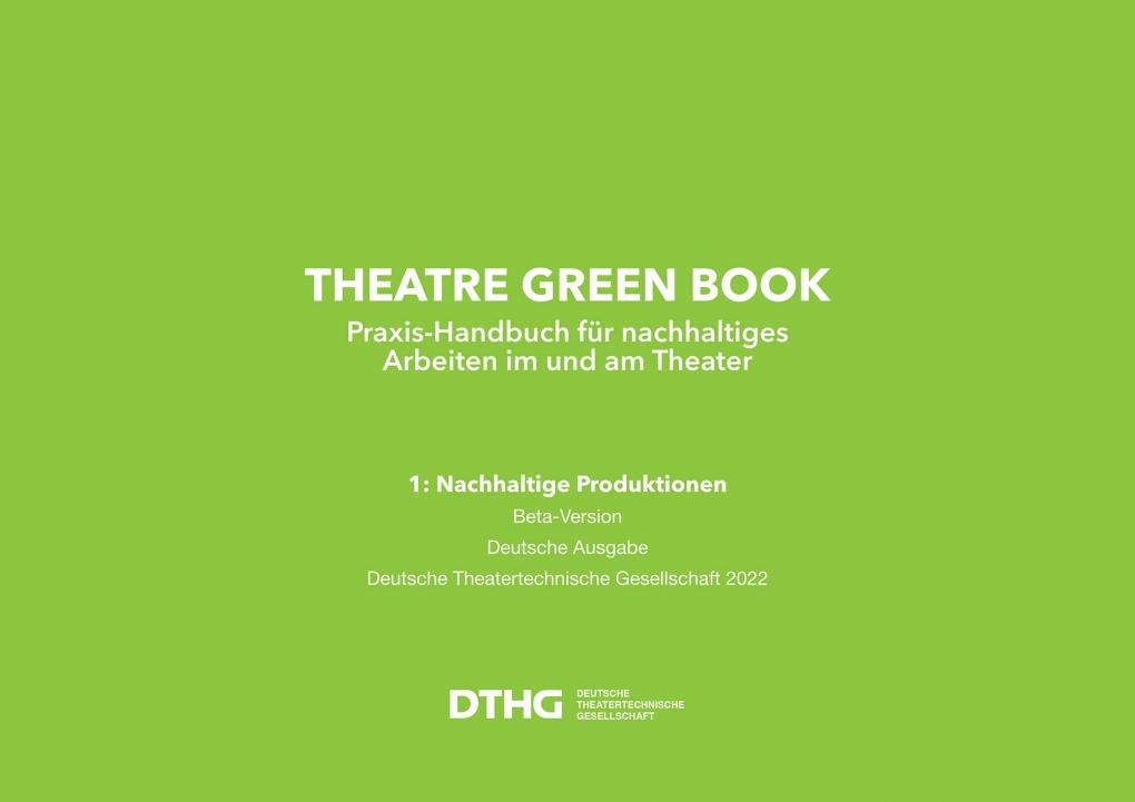Theatre Green Book Bd. 1