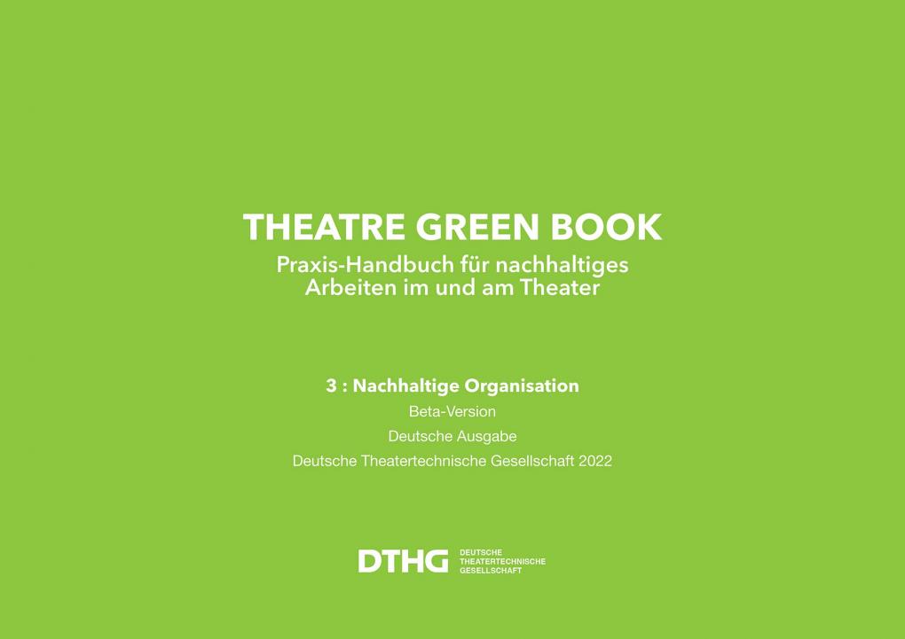 Cover Theatre Green Book Bd. 3