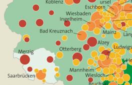 Teaser: Topografie der Musikschulen im VdM in Deutschland